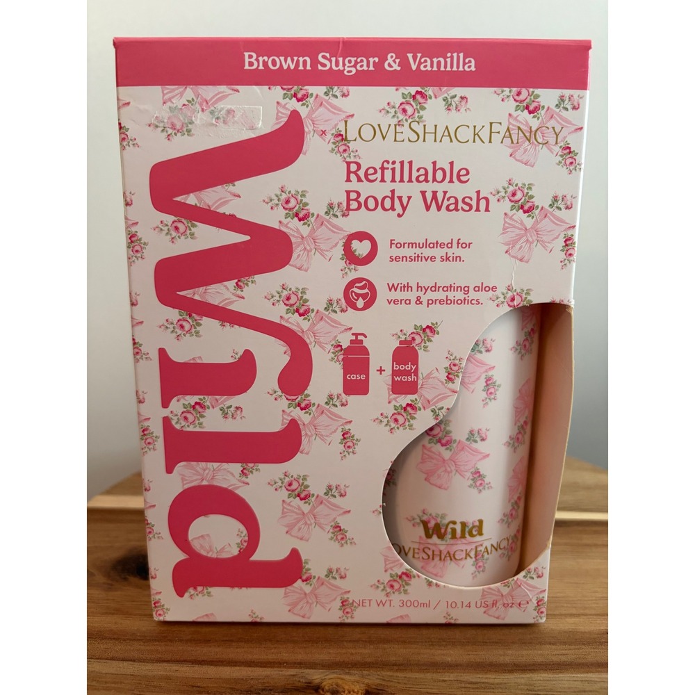 Wild Loveshackfancy X Target Brown Sugar & Vanilla Refillable Body Wash NEW